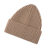 Maxbell Skull Caps Winter Knit Hat Headwrap Cozy for Outdoor Activities Skiing Khaki