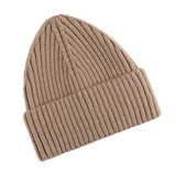 Maxbell Skull Caps Winter Knit Hat Headwrap Cozy for Outdoor Activities Skiing Khaki