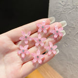 Maxbell Cute Hair Clips Clip Decorative Kids for Braid Maker Accessories Wedding Violet