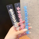 Maxbell Cute Hair Clips Clip Decorative Kids for Braid Maker Accessories Wedding Pink