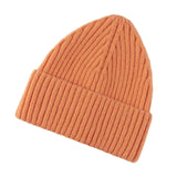 Maxbell Skull Caps Winter Knit Hat Headwrap Cozy for Outdoor Activities Skiing Orange