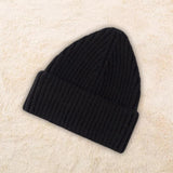 Maxbell Skull Caps Winter Knit Hat Headwrap Cozy for Outdoor Activities Skiing Black