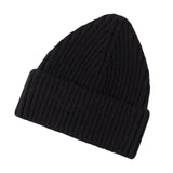 Maxbell Skull Caps Winter Knit Hat Headwrap Cozy for Outdoor Activities Skiing Black