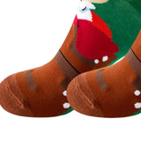 Maxbell Cute Christmas Socks Long Sock Cotton Socks Women Winter Xmas Tree StyleC