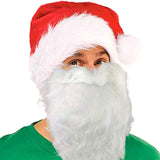 Maxbell Long False Beard Costume Accessories Festive Props Cosplay Holiday Mustaches White