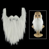 Maxbell Long False Beard Costume Accessories Festive Props Cosplay Holiday Mustaches White