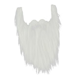 Maxbell Long False Beard Costume Accessories Festive Props Cosplay Holiday Mustaches White