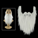 Maxbell Long False Beard Costume Accessories Festive Props Cosplay Holiday Mustaches White