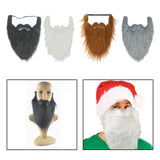 Maxbell Long False Beard Costume Accessories Festive Props Cosplay Holiday Mustaches Black