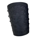 Maxbell Arm Bracer Medieval PU Leather Wrist Guard Wristband for Larp Black