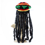 Maxbell Reggae Rasta Hat with Dreadlocks Costume Accessories Rave Beanie Wig Hat