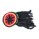 Maxbell Reggae Rasta Hat with Dreadlocks Costume Accessories Rave Beanie Wig Hat