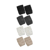Maxbell 4 Pairs Boot Cuffs Short Boot Socks Crochet Knitted Winter Warm Boot Toppers