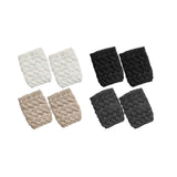 Maxbell 4 Pairs Boot Cuffs Short Boot Socks Crochet Knitted Winter Warm Boot Toppers