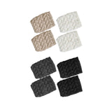 Maxbell 4 Pairs Boot Cuffs Short Boot Socks Crochet Knitted Winter Warm Boot Toppers