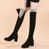 Maxbell 4 Pairs Boot Cuffs Short Boot Socks Crochet Knitted Winter Warm Boot Toppers