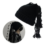 Maxbell Rasta Hat with Dreadlocks Unisex Outdoor Winter Clothing Beanie Knitted Hat