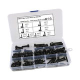 Maxbell Socket Cap Screw Bolts Nuts with Container Box Button Head M4 M6 Black