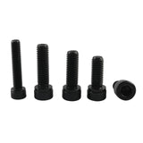 Maxbell Socket Cap Screw Bolts Nuts with Container Box Button Head M4 M6 Black