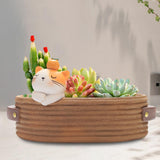 Maxbell Cartoon Fleshy Flowerpot Creative Ornaments Desktop Decor for Indoor Office Cat