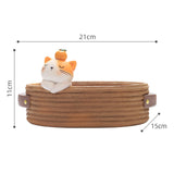 Maxbell Cartoon Fleshy Flowerpot Creative Ornaments Desktop Decor for Indoor Office Cat