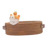 Maxbell Cartoon Fleshy Flowerpot Creative Ornaments Desktop Decor for Indoor Office Cat