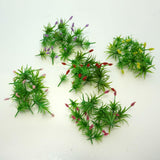 Maxbell 30Pcs Grass Tufts Model Flower Model for Miniature Scenery  Decor 4cm