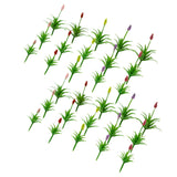 Maxbell 30Pcs Grass Tufts Model Flower Model for Miniature Scenery  Decor 4cm