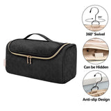 Maxbell Hair Curler Accessories Storage Bag Hanging Styling Accessory Organizer Black