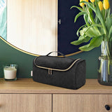 Maxbell Hair Curler Accessories Storage Bag Hanging Styling Accessory Organizer Black