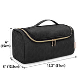 Maxbell Hair Curler Accessories Storage Bag Hanging Styling Accessory Organizer Black