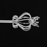 Maxbell scepter, Fancy Dress Elegant Birthday Party Cosplay Photobooth Scepter  Argent
