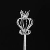 Maxbell scepter, Fancy Dress Elegant Birthday Party Cosplay Photobooth Scepter  Argent