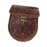 Maxbell Portable Medieval Belt Pouch Costume Purse Game Waist Bag Wolf