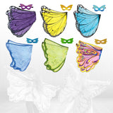 Maxbell Dress up Fancy Dress Costume Photo Prop Cherub Elf Party Butterfly Wing Purple Black