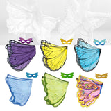 Maxbell Dress up Fancy Dress Costume Photo Prop Cherub Elf Party Butterfly Wing Purple Black