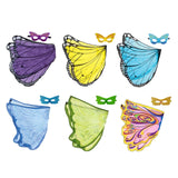 Maxbell Dress up Fancy Dress Costume Photo Prop Cherub Elf Party Butterfly Wing Purple Black