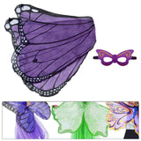 Maxbell Dress up Fancy Dress Costume Photo Prop Cherub Elf Party Butterfly Wing Purple Black