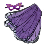 Maxbell Dress up Fancy Dress Costume Photo Prop Cherub Elf Party Butterfly Wing Purple Black