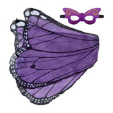 Maxbell Dress up Fancy Dress Costume Photo Prop Cherub Elf Party Butterfly Wing Purple Black