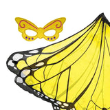Maxbell Dress up Fancy Dress Costume Photo Prop Cherub Elf Party Butterfly Wing Black Yellow