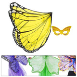 Maxbell Dress up Fancy Dress Costume Photo Prop Cherub Elf Party Butterfly Wing Black Yellow