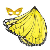Maxbell Dress up Fancy Dress Costume Photo Prop Cherub Elf Party Butterfly Wing Black Yellow