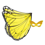 Maxbell Dress up Fancy Dress Costume Photo Prop Cherub Elf Party Butterfly Wing Black Yellow