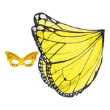 Maxbell Dress up Fancy Dress Costume Photo Prop Cherub Elf Party Butterfly Wing Black Yellow