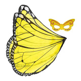 Maxbell Dress up Fancy Dress Costume Photo Prop Cherub Elf Party Butterfly Wing Black Yellow