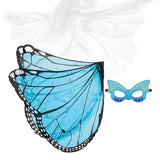 Maxbell Dress up Fancy Dress Costume Photo Prop Cherub Elf Party Butterfly Wing Blue Black