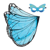 Maxbell Dress up Fancy Dress Costume Photo Prop Cherub Elf Party Butterfly Wing Blue Black