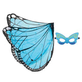 Maxbell Dress up Fancy Dress Costume Photo Prop Cherub Elf Party Butterfly Wing Blue Black