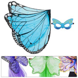 Maxbell Dress up Fancy Dress Costume Photo Prop Cherub Elf Party Butterfly Wing Blue Black
